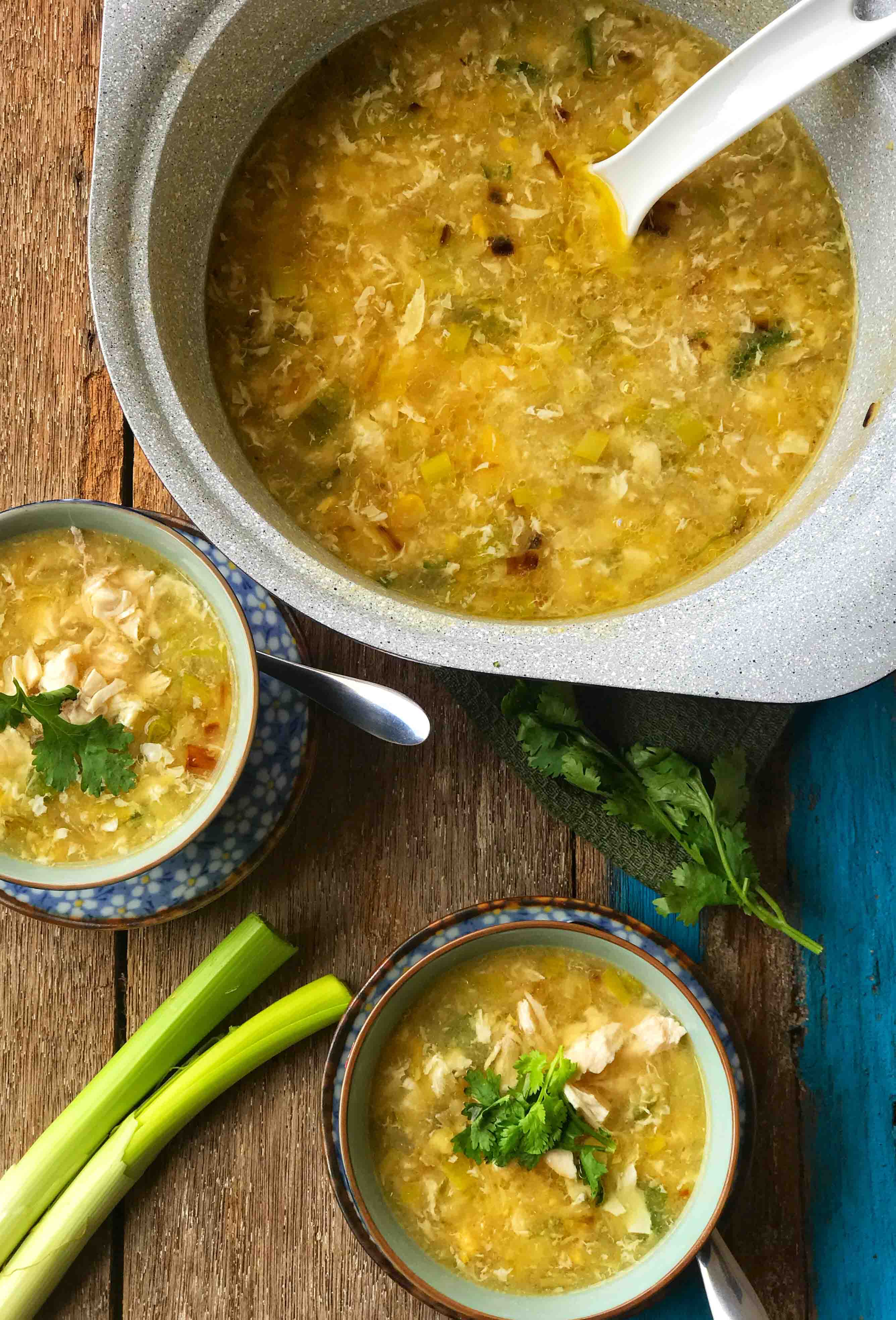 Lauk Simple – Chicken And Corn Soup