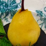 Poached Pear Chocolate Sauce